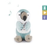Інтерактивна м'яка іграшка Zazu Тукан Тімо, з плесканням та співом, бірюзовий (ZA-TIMO-01) - Pampik - 5