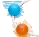 Набір для малювання SES Creative My first Воскові олівці-намистинки, 6 кольорів (00244S) - Pampik - 2