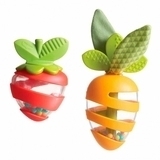 Подарок. Набор прорезывателей-погремушек Tiny Love Морковка и клубничка, 2 шт. (1117500458) - Pampik - 3