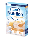 Молочна каша Nutrilon Мультизлакова з печивом, 225 г - Pampik