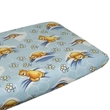 Простирадло Руно, на гумовій стрічці, бязь, 120х60 см, синій (918.114_сіній) - Pampik