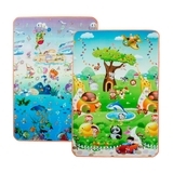 Дитячий двосторонній килимок Limpopo Зоополіс і Підводний світ, 120х180 см (LP015-120) - Pampik