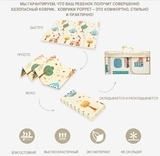 Дитячий двосторонній складаний килимок Poppet Парк і Прогулянка ведмежат, 200х180 см (PP002-200) - Pampik - 13