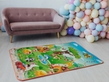 Дитячий двосторонній килимок Limpopo Зоополіс і Підводний світ, 120х180 см (LP015-120) - Pampik - 6