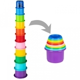 Ігровий набір Fancy Baby Цікава пірамідка, 11 ел. (PR03) - Pampik - 3