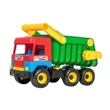 Самоскид Tigres Middle truck, 38 см, зелений кузов (39222) - Pampik