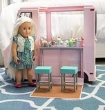 Транспорт для ляльок Our Generation Фургон з морозивом, рожевий (BD37363Z) - Pampik - 3