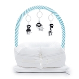 Дуга для іграшок DockATot Deluxe Aqua/White Stripe, білий з блакитним - Pampik - 2