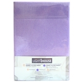 Простирадло на резинці LightHouse, махра, 160х200 см, бузковий (46708) - Pampik