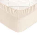 Простыня на резинке LightHouse, махра, 160х200 см, кремовый (46661) - Pampik - 4