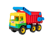 Самоскид Wader Middle truck City, червоний кузов (39222) - Pampik