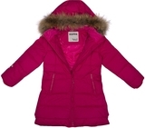 Пальто-пуховик Huppa Parish, р.140, фуксія (12470055-00063-140) - Pampik - 7