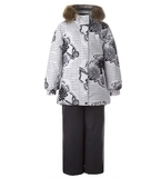 Термокомплект Huppa Renely, р.134, серый (41850030-01048-134) - Pampik