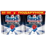 Таблетки для посудомийних машин Finish Quantum Ultimate, 20+20 шт.