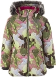 Термокуртка Huppa Melinda 1, р.92, зеленый с розовым (18220030-03447-092) - Pampik