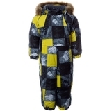 Термокомбінезон Huppa Keira, р.86, жовтий з сірим (31920030-02002-086) - Pampik