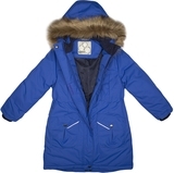 Термокуртка Huppa Mona 2, р.128, синий (12200230-70035-128) - Pampik - 5