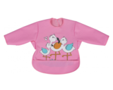 Фартух Sevi bebe Фламінго з рукавами, рожевий (53-106) - Pampik