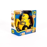 Екскаватор Funrise CAT Веселі будівельники, зі звуковими ефектами, 14 см (82446) - Pampik - 2