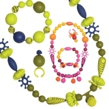 Набор для изготовления украшений Battat Поп-Арт, в банке, 300 деталей (BX1254Z) - Pampik - 6