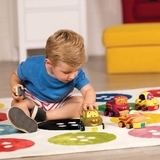 Ігровий набір Battat Кумедний автопарк, 4 гумові машинки-брязкальця, 40 см (BX1995Z) - Pampik - 9