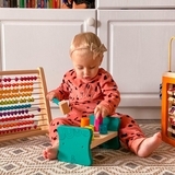 Розвиваюча дерев'яна іграшка-сортер Battat Бум-Бум (BX1762Z) - Pampik - 5