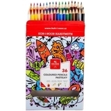 Набор цветных карандашей Kite Teenage, 36 шт. (3555) - Pampik - 2