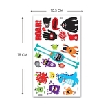 Набор наклеек для тела Avenir Монстры (69566) - Pampik - 3