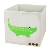 Короб складной Handy Home Крокодил зеленый, 33x33x33 см, бежевый (CH12) - Pampik