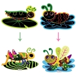 Набор для творчества скретч-арт Avenir Маленькие букашки (CH191684) - Pampik - 3