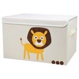 Короб складной с крышкой Handy Home Лев, 38x26x26 см, бежевый (CH08) - Pampik