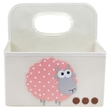 Короб складной с ручкой Handy Home Овечка, 38x26x26 см, бежевый (CH06) - Pampik