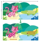 Набір для творчості Avenir Аплікація-мозаїка Дикі тварини, 600 елементів (CH191593) - Pampik - 8