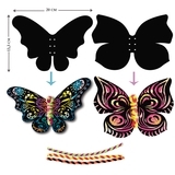 Набор для творчества скретч-арт Avenir Бабочки, 4 листа (CH1318) - Pampik - 3