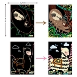 Набор для творчества скретч-арт Avenir Волшебные животные, 4 листа (CH1542) - Pampik - 5