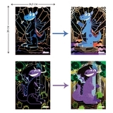 Набір для творчості скретч-арт Avenir Чарівні дракони, 4 листа (CH1544) - Pampik - 5