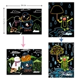 Набор для творчества скретч-арт Avenir Монстр, 8 листов (CH191680) - Pampik - 4