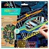 Набор для творчества скретч-арт Avenir Транспорт, 8 листов (CH191681) - Pampik