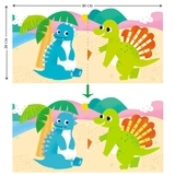 Набір для творчості Avenir Аплікація-мозаїка Динозаври, 600 елементів (CH191594) - Pampik - 7