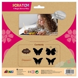 Набор для творчества скретч-арт Avenir Бабочки, 4 листа (CH1318) - Pampik - 4