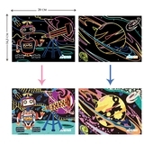 Набір для творчості скретч-арт Avenir Космос, 8 аркушів (CH191678) - Pampik - 6