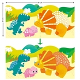 Набір для творчості Avenir Аплікація-мозаїка Динозаври, 600 елементів (CH191594) - Pampik - 9