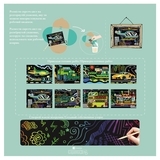 Набор для творчества скретч-арт Avenir Транспорт, 8 листов (CH191681) - Pampik - 2