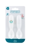 Набір ложок Mamajoo Сова, білий, 2 шт. (MMJ4227) - Pampik - 2