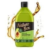 Шампунь Nature Box для відновлення волосся і проти посічених кінчиків з маслом авокадо холодного віджиму, 385 мл - Pampik - 3
