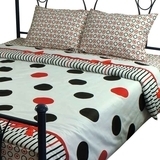 Комплект постельного белья Руно, сатин, 215х143 см, белый (1.137А_S32-1(A+B)) - Pampik - 2