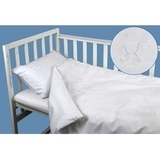 Комплект постільної білизни Руно Ведмедик, сатин, білий (932.137ВУ_Ведмедік) - Pampik