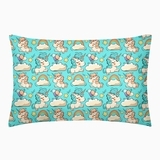 Набір наволочок Cosas Єдиноріг, ранфорс, 70х50 см, бірюзовий, 2 шт. - Pampik - 3