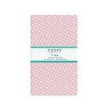 Простирадло на резинці Cosas Преміум Горох, 120х60 см, рожевий - Pampik