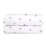 Наматрасник стеганый Cosas Звезды, 200х90 см, белый - Pampik